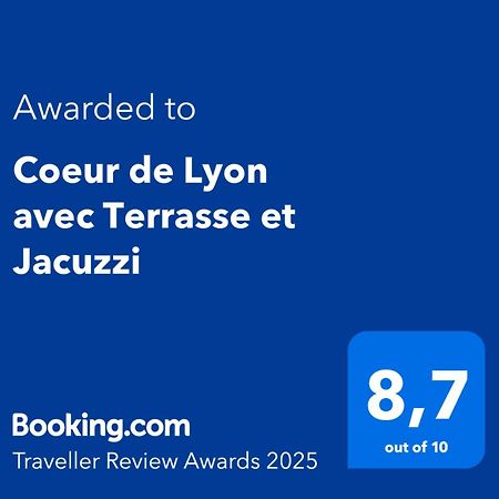 Ferienwohnung Coeur De Lyon Avec Terrasse Et Jacuzzi Exterior foto