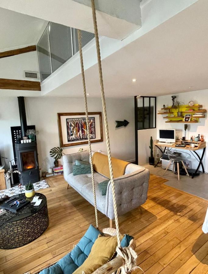 Ferienwohnung Coeur De Lyon Avec Terrasse Et Jacuzzi Exterior foto