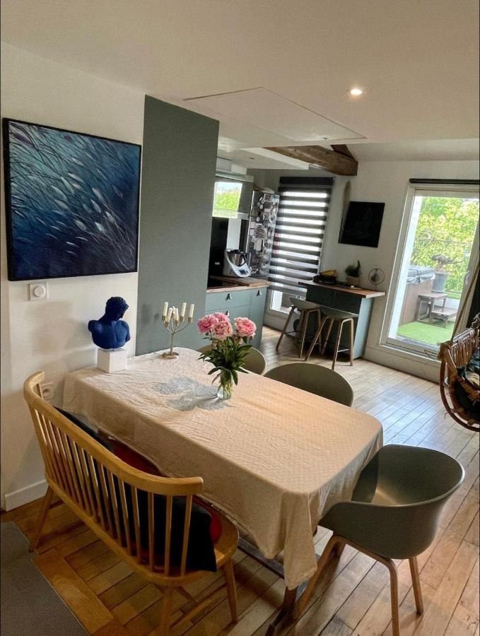 Ferienwohnung Coeur De Lyon Avec Terrasse Et Jacuzzi Exterior foto