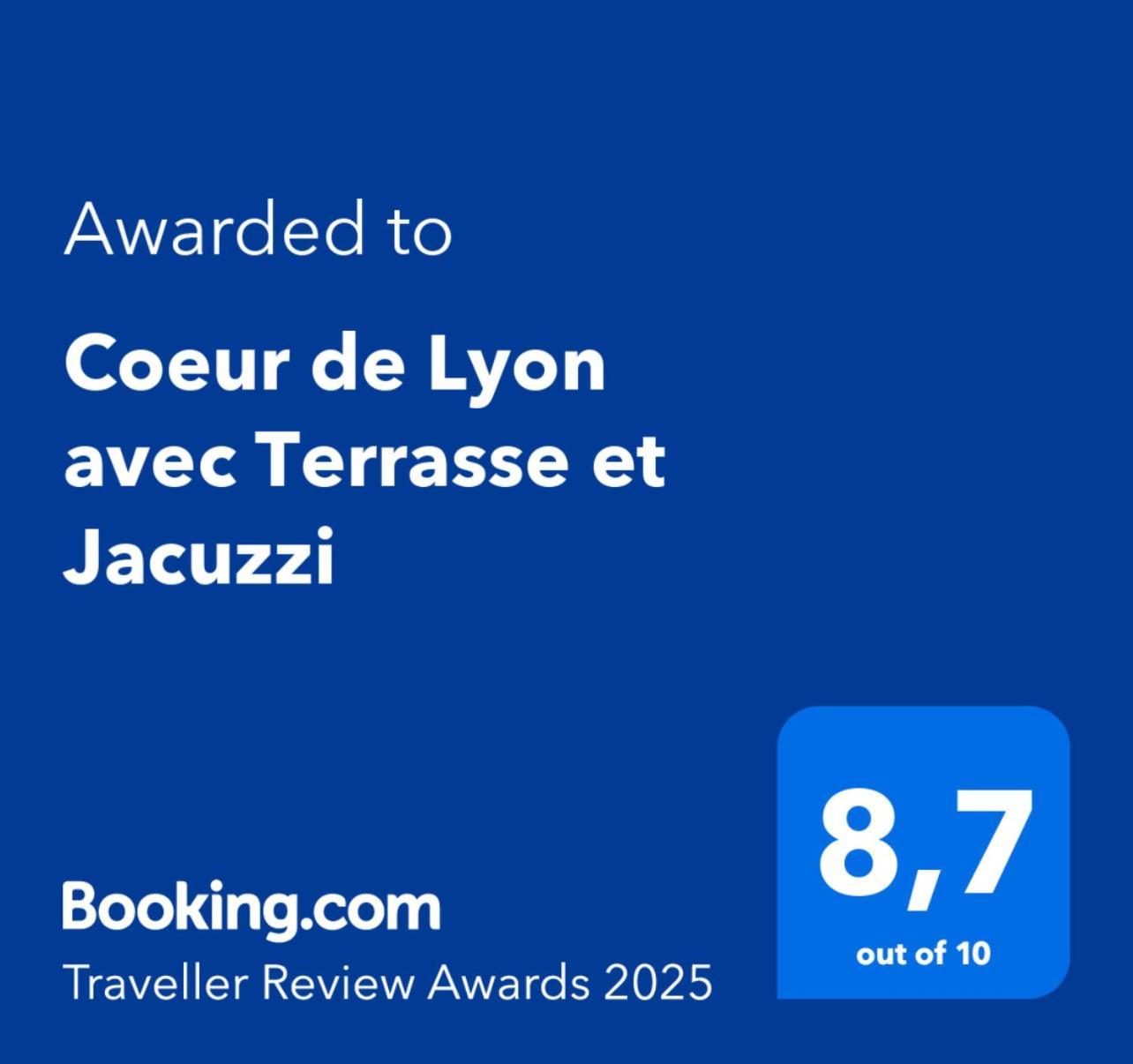Ferienwohnung Coeur De Lyon Avec Terrasse Et Jacuzzi Exterior foto